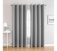 Sekey Tenda oscurante, 1 pezzo, larghezza 140 x altezza 145 cm, in poliestere, con funzione termica, occhielli per appenderla