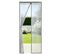 Sekey Zanzariera magnetica per porta del balcone, 90 x 210 cm, colore: grigio