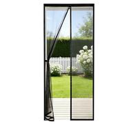 Sekey Zanzariera magnetica per porta del balcone, 95 x 215 cm, colore nero