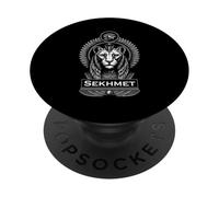 Sekhmet Guerriero Testa Di Leone Dea Egiziana PopSockets PopGrip Adesivo
