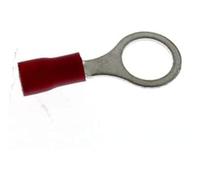 SeKi 14013 - Terminali ad anello isolati, M8, 0,5-1,5 mm, 25 pezzi, colore: Rosso