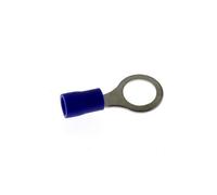 SeKi 14019 - Terminali ad anello isolati M8, 1,5-2,5 mm, 25 pezzi, colore: Blu