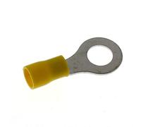 SeKi 14025 - Terminali ad anello isolati, M8, 4,0-6,0 mm, 25 pezzi, colore: Giallo