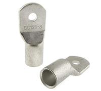SeKi 14116, 120mm2, M8, 1 pezzo cavo scarpa, argento