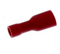SeKi 14150 - Chiavi a bussola piatte per contatti elettrici, 0,5-1,5 mm2, 0,8x4,8, iso, 25 pezzi, colore: Rosso