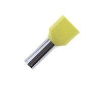 SeKi 14224 - Terminali gemellari, 2 x 6,0 mm², 100 pezzi, colore: Giallo