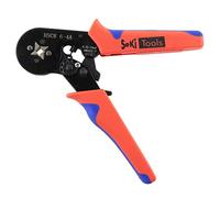 SeKi 17406 0,25-10,0 mm Pinza crimpatrice per manicotti terminali da 0,25 mm² -10 mm², pinza automatica con inserimento laterale, miscelata