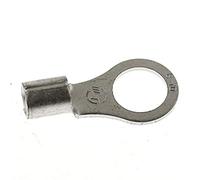 SeKi, 25 capicorda ad anello, 6 - 10 mm², M10, non isolati, per conduttori a fili multipli, capicorda pressato in rame stagnato
