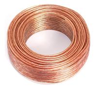 Seki 311762 cavo per altoparlante, 2 X 0,75 mm², 25 m trasparente