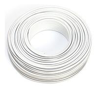 Seki 311770 - Cavo per altoparlante, 2 x 1,5 mm2, 30 m, colore: Bianco