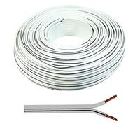 Seki 311770 - Cavo per altoparlante, 2 x 1,5 mm2, 30 m, colore: Bianco