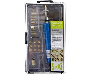 SeKi 313574 - Kit pirografico per saldatore, colore: Blu