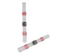 SeKi 313728 - Connettore di collegamento, 0,5-1,50 mm2, 10 pezzi Connettore per saldatura, rosso