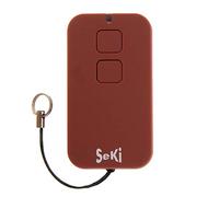 SeKi 433 X2, 433 MHz, telecomando universale per apriporta del garage con 2 tasti, telecomando per porta del garage anche per prese radio, 313817