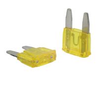 SeKi 5 pezzi. Fusibile mini spina piatta 20A giallo; Fusibile per auto Fusibile a lama da 32 V/CC per barca, rimorchio, camion, roulotte