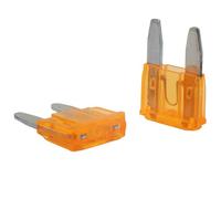 SeKi 5 Pezzi Mini Fusibile A Lamella 5A Marrone Chiaro; Fusibile Piatto Per Auto 32V/DC Per Barca, Roulotte, Camion, Airstream