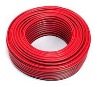 SeKi Cavo per altoparlante, 2 x 1,50 mm², 50 m, colore: Rosso/Nero