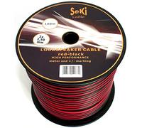 100m Cavi per altoparlanti 2x 2,5mm² Rosso Nero Cavo audio Cavo box