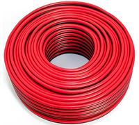SeKi Cavo per altoparlante, 2 x 4,00 mm², 50 m, colore: Rosso