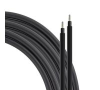 SeKi Cavo solare 4 mm² 5 metri H1Z2Z2-K nero cavo PV per pannelli solari; fino a 1500 V; flessibile, doppio isolamento, cavo in rame puro; anello