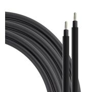 SeKi Cavo solare 6 mm² 100 metri H1Z2Z2-K nero cavo PV per pannelli solari; fino a 1500 V; flessibile, doppio isolamento, cavo in rame puro; bobina