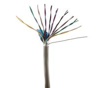 SeKi Cavo telefonico 10 x 2 x 0,6 mm J-Y (ST) Y 25 m rotondo per montaggio a incasso, linea di installazione della telecomunicazione a 20 fili