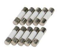 SeKi, confezione da 10 fusibili in ceramica, 15 A, 5 x 20 mm, fusibili in vetro, 250 V