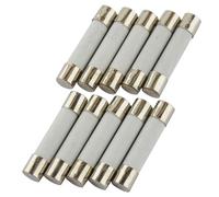 SeKi, confezione da 10 fusibili in ceramica 4A, 6 x 30 mm, fusibili in vetro, 250 V