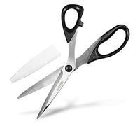 Seki - Forbici giapponesi da sarto giapponesi, resistenti in acciaio inox con copertura di sicurezza, per ufficio, casa, sarto