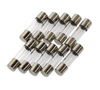 SeKi - Fusibili di precisione da 0,25 A (250 mA), 5 x 20 mm, ad attivazione rapida, confezione da 10, fusibili in vetro, 250 V