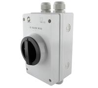 SeKi Interruttore solare DC a 4 poli, PV, 32 A, 1500 V, connettore tramite cavo, interruttore di protezione IP66, impermeabile con pressacavo