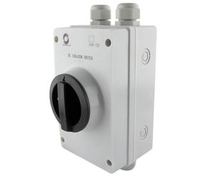 SeKi Interruttore solare DC a 4 poli, PV, 32 A, 1500 V, connettore tramite cavo, interruttore di protezione IP66, impermeabile con pressacavo