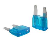 SeKi Mini Fusibile Piatto 15 A Blu; Fusibile Auto 32 V/DC Per Barca, Rimorchio E Roulotte