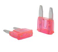 SeKi Mini fusibile piatto 4A rosa; fusibile per auto 32 V/DC, fusibile piatto per barca, rimorchio, roulotte, 5 pezzi