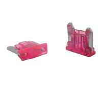 SeKi Mini LP - Fusibile piatto a basso profilo, 4A, colore rosa, 58 V/DC, fusibile piatto per barca, camion, roulotte