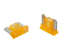 SeKi Mini LP - Fusibile piatto a basso profilo, 5 A, marrone chiaro; fusibile per auto, 58 V/DC, per barca, rimorchio, roulotte