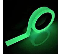 SeKi Nastro adesivo fluorescente fluorescente 10 mm x 10 metri; nastro riflettente fosforescente