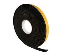SeKi Nastro sigillante autoadesivo in EPDM, 20 x 5 mm, 10 m, nero