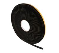 SeKi Nastro sigillante in EPDM autoadesivo, 10 x 5 mm, 10 m, nero