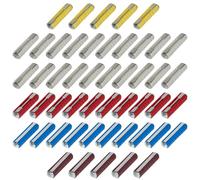 SeKi Set da 50 pezzi con fusibili siluri; 5 x 5 A, 20 x 8 A, 10 x 16 A, 10 x 25 A, 5 x 40 A; fusibile di sicurezza