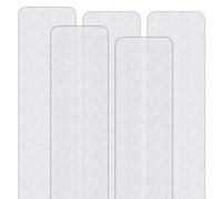 SeKi Strisce antiscivolo 5 pezzi 75 x 15 cm trasparente per scale, doccia, vasca da bagno - autoadesive, adatto per piedi nudi, classe di antiscivolo R9 secondo DIN 51130; nastro antiscivolo