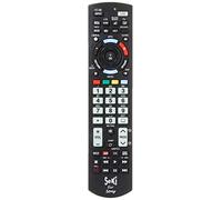 SeKi Telecomando compatibile con Sony - Funziona con il 99% di tutti i dispositivi Sony (TV, Smart TV, DVD, TV LED e 4K), con funzione di apprendimento supplementare