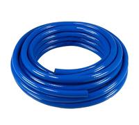 SeKi Tubo per aria compressa da 50 metri, 6 mm, 1/4", in PVC, per compressore d'aria, flessibile, resistente all'abrasione e rinforzato in tessuto fino a 20 bar