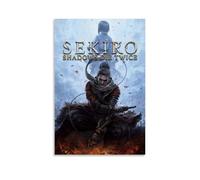 Sekiro Shadows Die TwicePoster per camera da letto, su tela, decorazione da parete per soggiorno, moderna, decorazione per la famiglia, artista, bagno, paesaggio, senza cornice, stile 60 x 90 cm