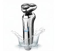 Sekoda Pro 8 Rasoio elettrico, testa galleggiante 4D, ricarica rapida, motore silenzioso, lame a doppia pista, impermeabile IP6X (argento, edizione standard)