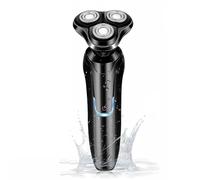 Sekoda - Rasoio elettrico Pro 8, testina galleggiante 4D, ricarica rapida, motore silenzioso, lame a doppia pista, impermeabile IP6X (nero, edizione standard)
