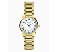 Sekonda - Beaumont - Orologio classico da donna da 28 mm dorato con cinturino in lega dorato e quadrante bianco One Size