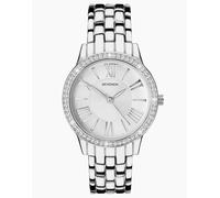 Sekonda - Charlotte - Orologio a lancette da donna da 33 mm con cassa rotonda in lega argento, cinturino in lega argento e quadrante argento One Size