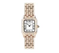 SEKONDA Classic Monica Ladies 40662 - Orologio al quarzo da donna, 22 mm, con display analogico, cinturino in lega d'oro rosa, Bracciale