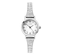 Sekonda Connolly 40676 - Orologio da 23 mm con madreperla bianca, display analogico e bracciale argento in acciaio.